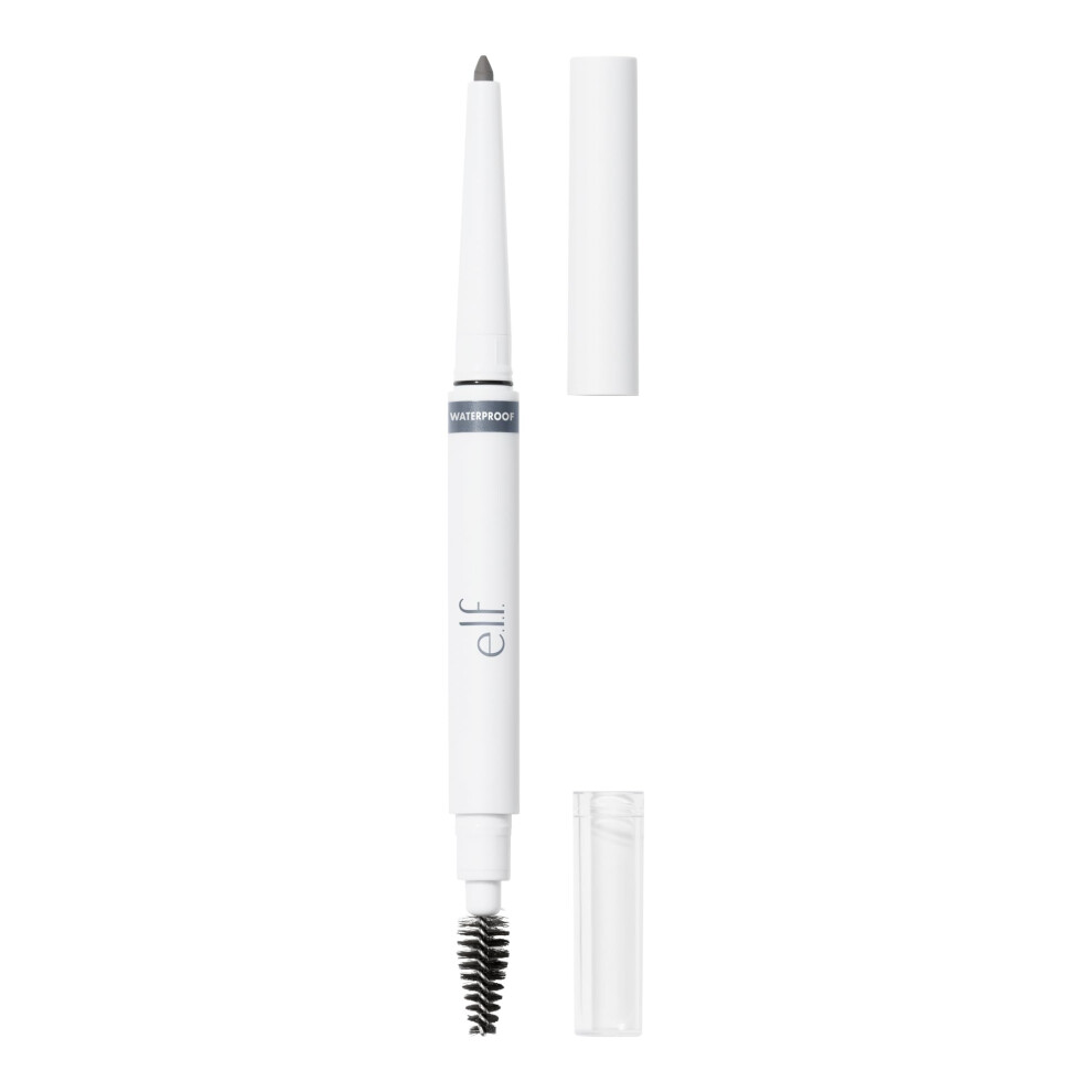 e.l.f. Instant Lift Waterproof Brow Pencil  Long-Lasting Eyebrow Pencil For Grooming & Shaping Brows  Vegan & Cruelty-free  Grey