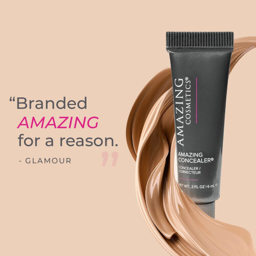 AmazingCosmetics Amazing Concealer, multifunctionele full coverage concealer 0.2 oz, Warm Deep 2