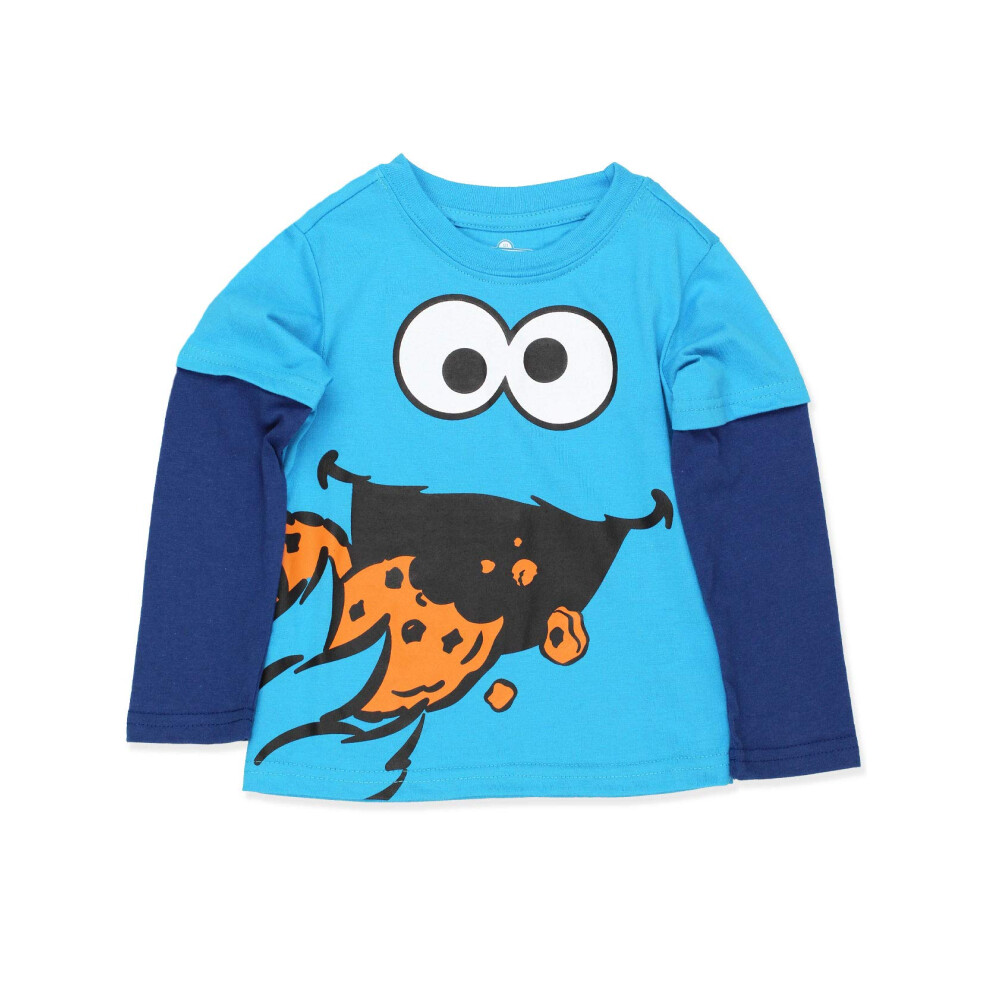 Sesame Street Elmo and Cookie Monster Boys T-Shirt for Infant and Todd