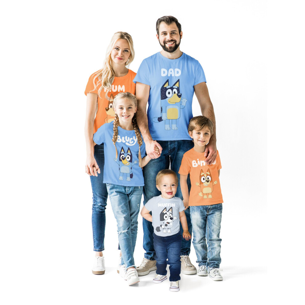 Bluey Little Boys Graphic T-Shirt 7-8