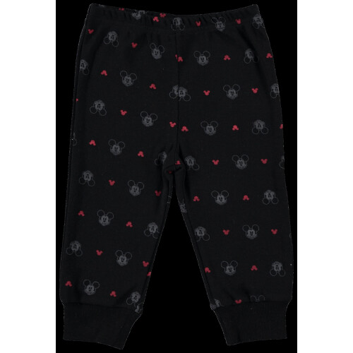 Disney Disney Mickey Mouse Βρεφικό Σετ Ρούχων 4 Τεμαχίων: Μπλουζάκι Παντελόνι Σέντι Παπί 18 Μηνών 2