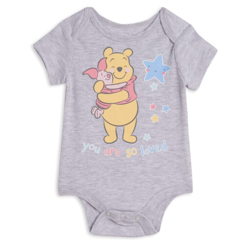 Disney Disney Winnie the Pooh Βρεφικό Σετ Ρούχων 3 Τεμαχίων για Αγόρι ή Κορίτσι 3-6 Μηνών 1