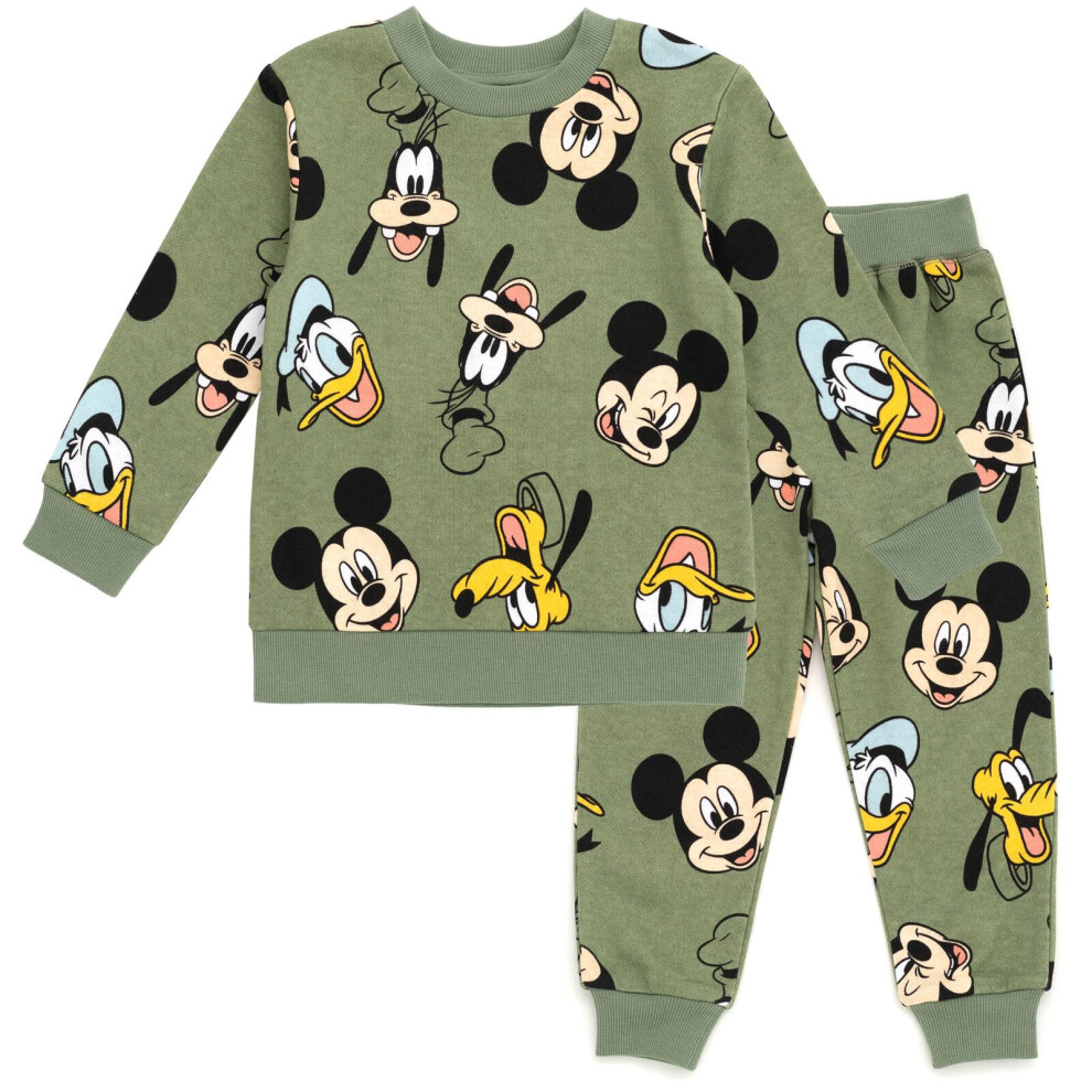 Disney Mickey Mouse Goofy Donald Duck Infant Baby Boys Fleece Sweatshi