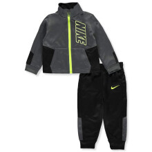 Nike Baby Jungen 2-teiliges Trainingsanzug-Set - Schwarz, 12 Monate
