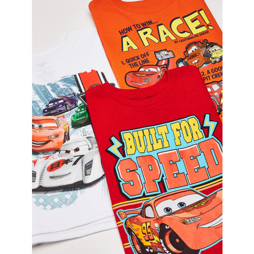Disney Disney Αγοριών 2-7 Cars 3 Πακέτο Τι-Σακάκι, Πολύχρωμο, 4T 1