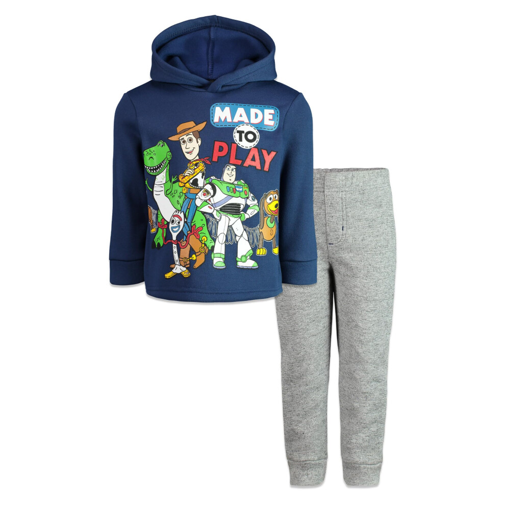 Disney Pixar Toy Story Toddler Boys Fleece Hoodie and Jogger Pants Out