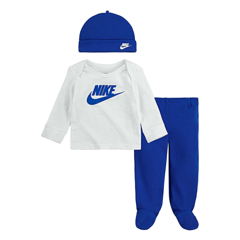 Nike Baby Boy's Footed Pants Three-Piece Set (Infant) Game Royal 6 Mon