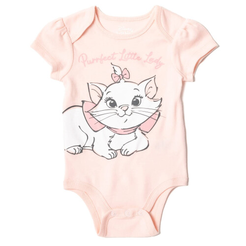 Disney Disney The Aristocats Marie Σετ Ρούχων Για Νεογέννητες Κορίτσια 3 Τεμαχίων Γκρι/Ροζ 6-9 Μηνών 2