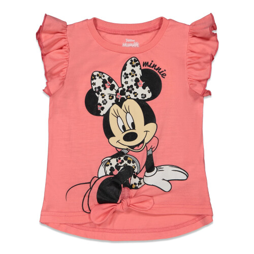 Disney Disney Minnie Mouse Σετ Μπλούζα και Κολάν για Κορίτσια 3Ε Dark Pink 1