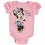 Disney Disney Minnie Mouse Σετ Ρούχων για Κορίτσια 0-3 Μηνών: Μπλούζα, Παντελόνι, Σαλιάρα, Καπέλο 3