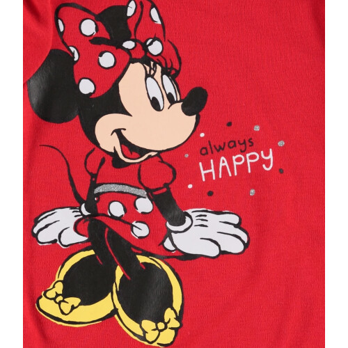 Disney Disney Minnie Mouse Σετ Ρούχων για Κορίτσια 0-3 Μηνών: Μπλουζάκι, Παντελόνι, Σάλι, Καπέλο 2