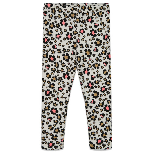 Disney Disney Minnie Mouse Κορίτσι Τ-Shirt και Κολάν Σετ Σκούρο Ροζ 4T 2