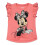 Disney Disney Minnie Mouse Κορίτσι Τ-Shirt και Κολάν Σετ Σκούρο Ροζ 4T 2