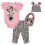 Disney Disney Minnie Mouse 4 Τεμαχίων Σετ Ρούχων για Κορίτσια 12 Μηνών 1