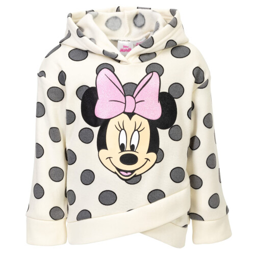 Disney Disney Minnie Mouse Neon Pullover e Leggings per Bambina 12 Mesi Off-White/Grey 1