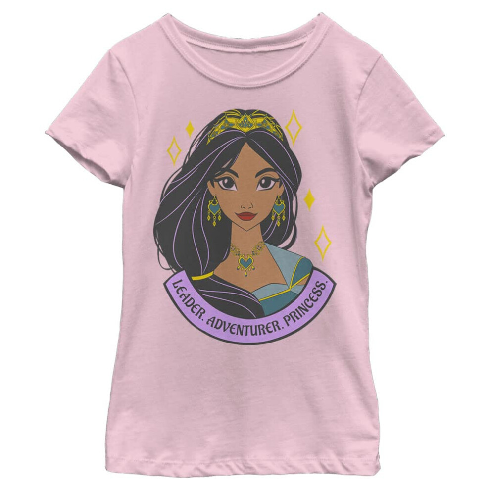 Disney Girl's Future is Female T-Shirt  Pink  X-Large