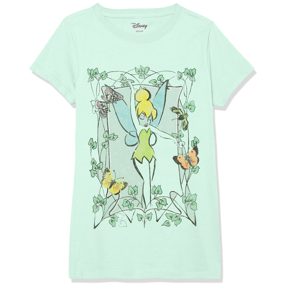 Disney girls Disney Tinkerbell Tinker Bell Short Sleeve Tee T Shirt  M