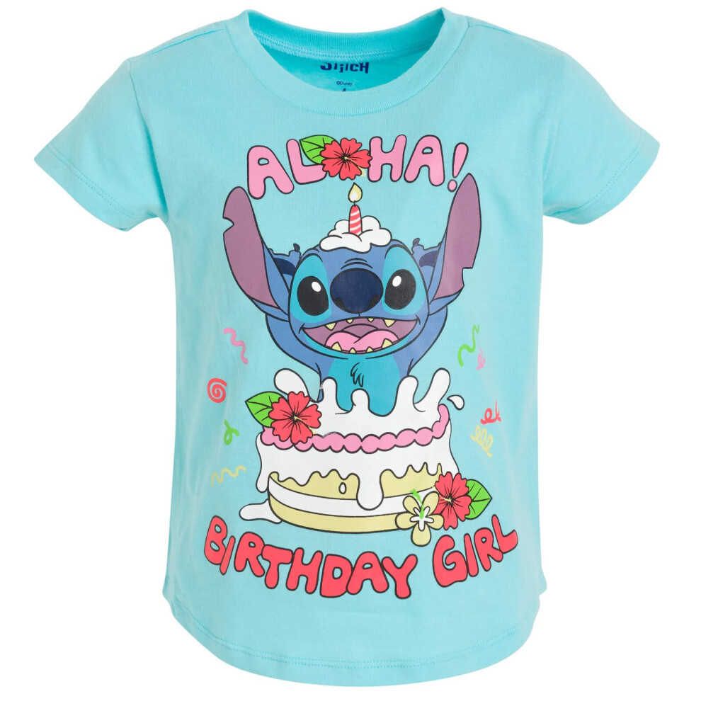 Disney Lilo & Stitch Little Girls T-Shirt 7-8