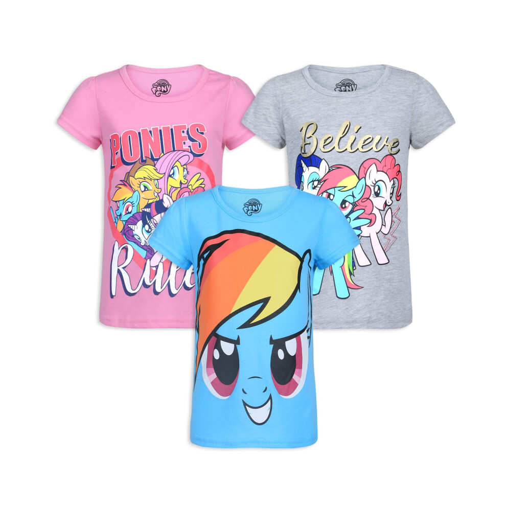 My Little Pony Hasbro Twilight Girls 3 Pack Short Sleeve T-Shirt for T