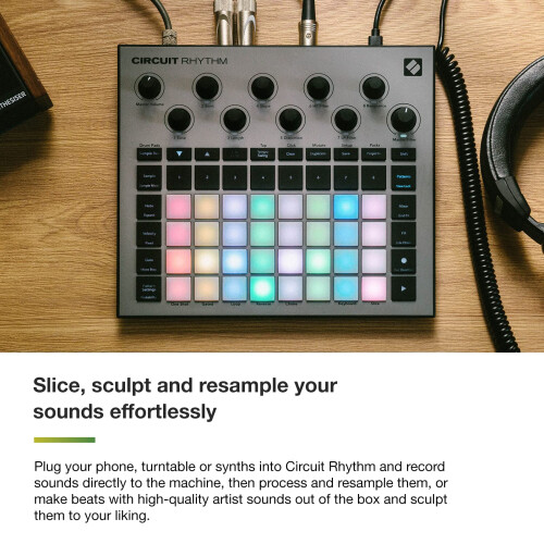 Novation Circuit Rhythm: Sampler and groovebox with eight sample track 1
