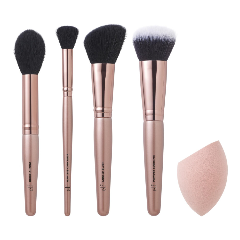 e.l.f. Cosmetics Complexion Essentials Brush & Sponge Set  Concealer