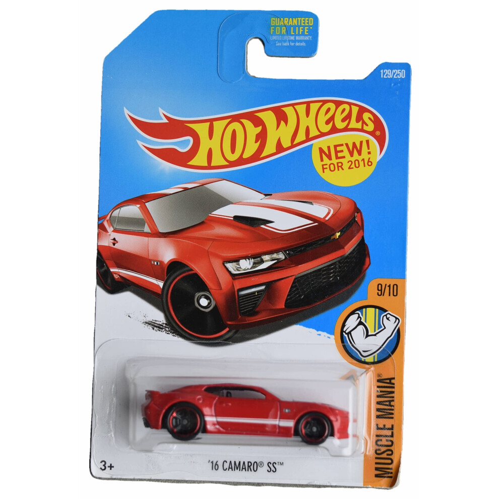 Hot Wheels '16 Camaro SS - Muscle Mania 9/10 - red