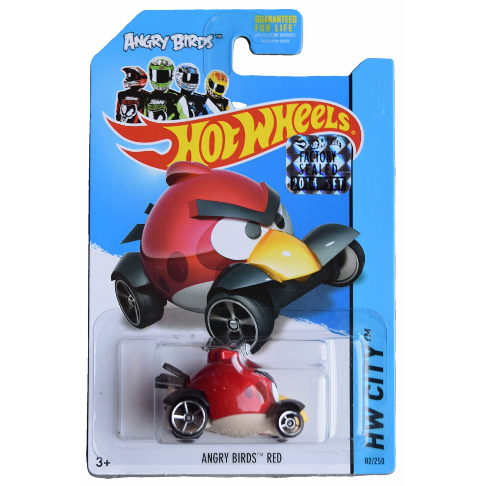 Hot Wheels Angry Birds  City 82/250  red