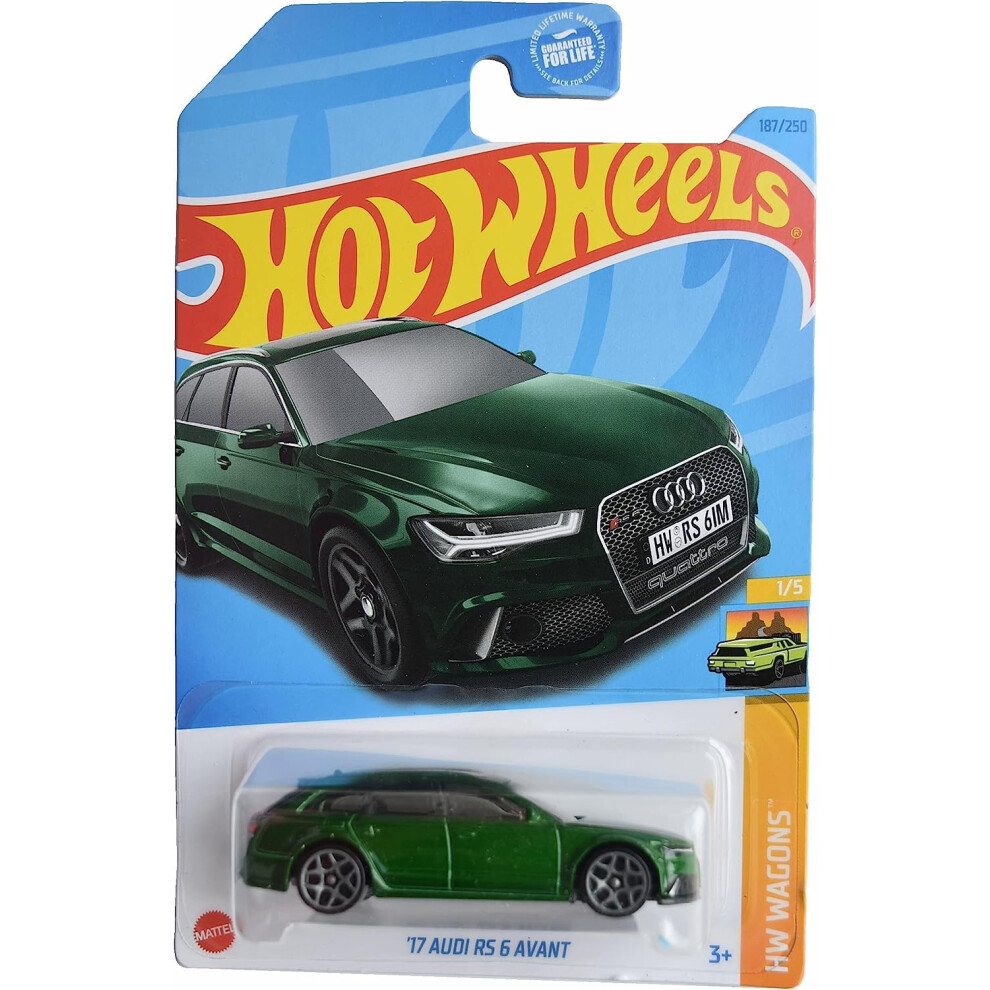 Hot Wheels '17 Audi RS 6 Avant  HW Wagons 1/5 [Green] 187/250