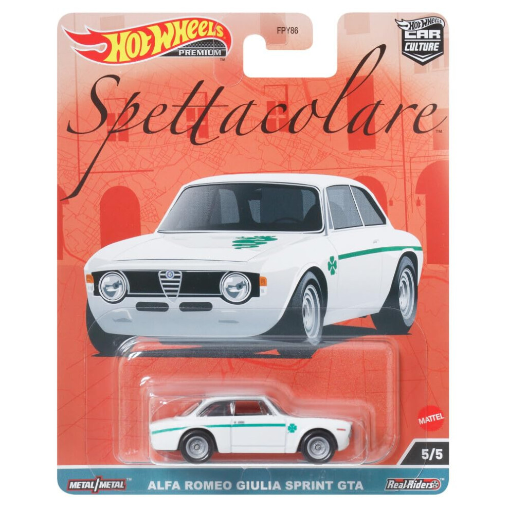 Hot Wheels Premium - Spettacolare 5/5 - Alfa Romeo Giulia Sprint GTA