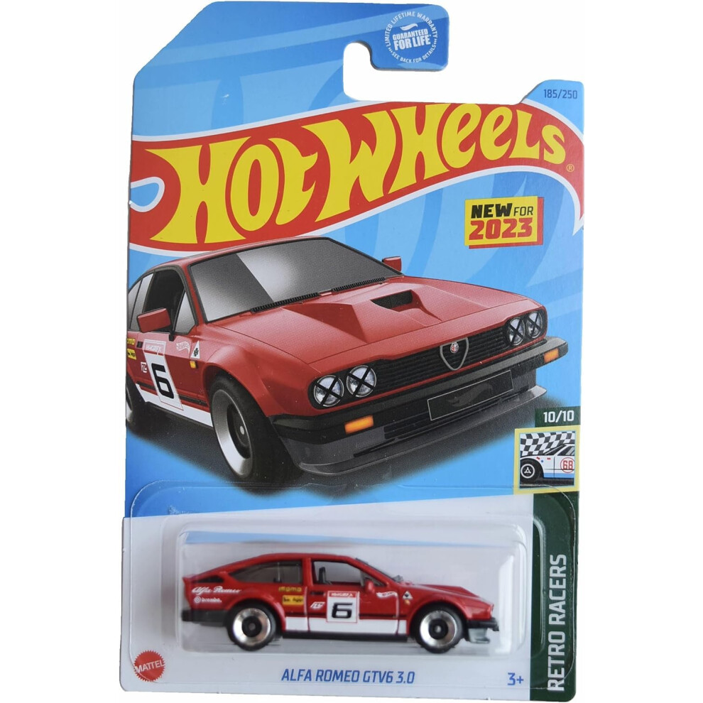 Hot Wheels Alfa Romeo GTV6 3.0  Retro Racers 10/10 [red] 185/250