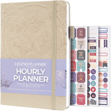 Legend Planner Hourly Schedule Edition - Deluxe Weekly & Daily Organiz