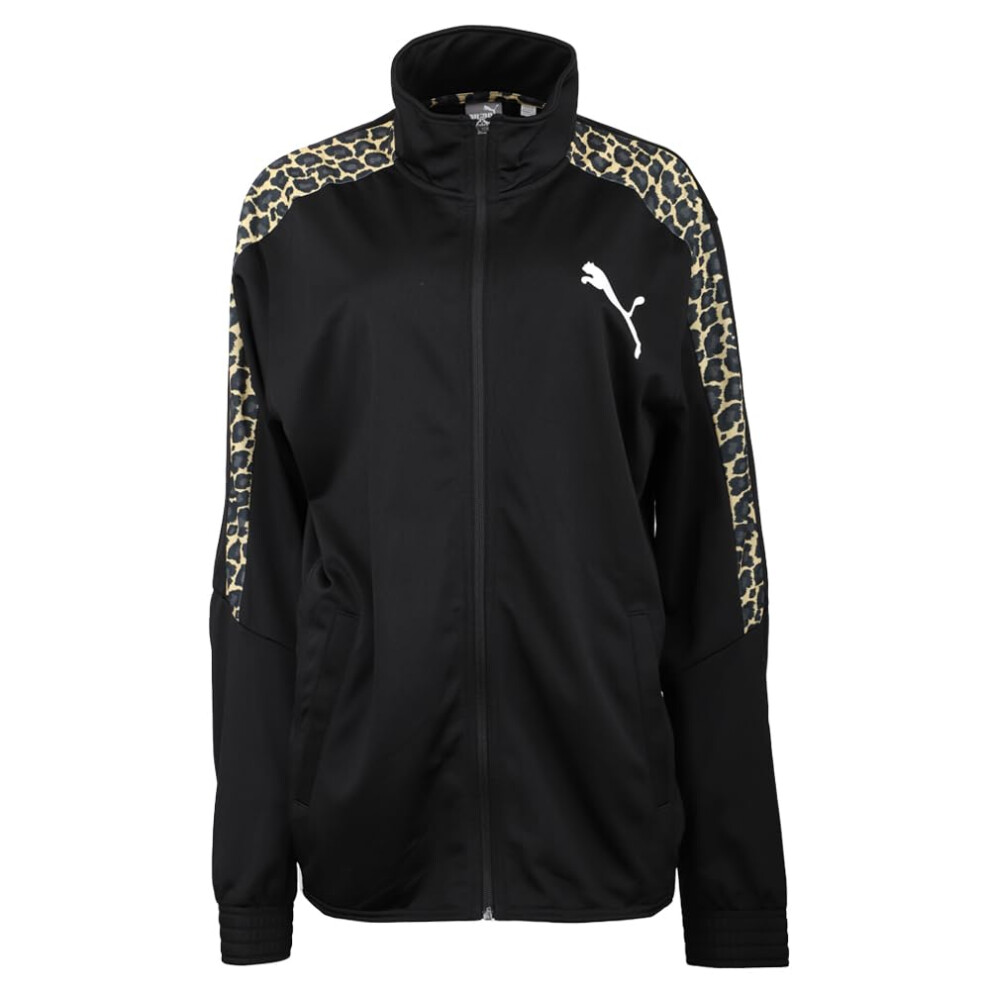 Puma Contrast Jacket Black/Leopard All Over Print L