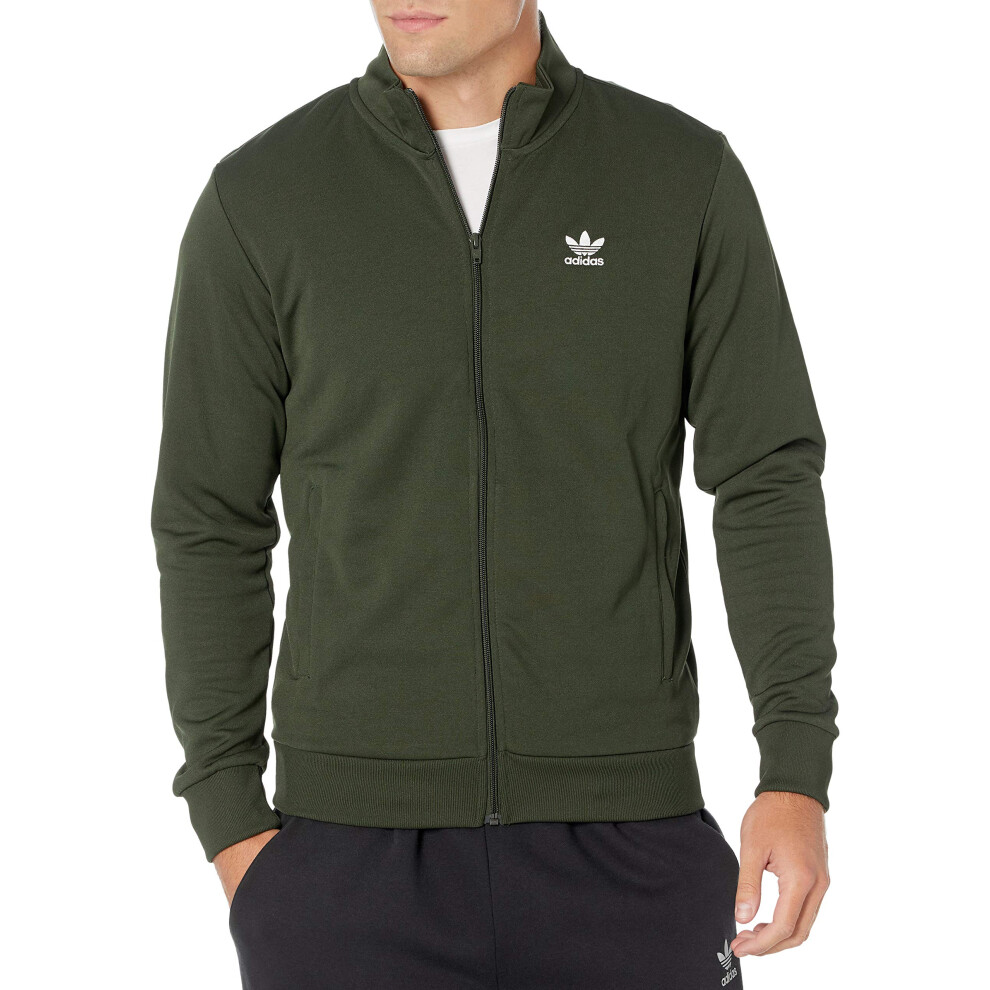 adidas Originals Men's Essential Track Top  Night Cargo  S