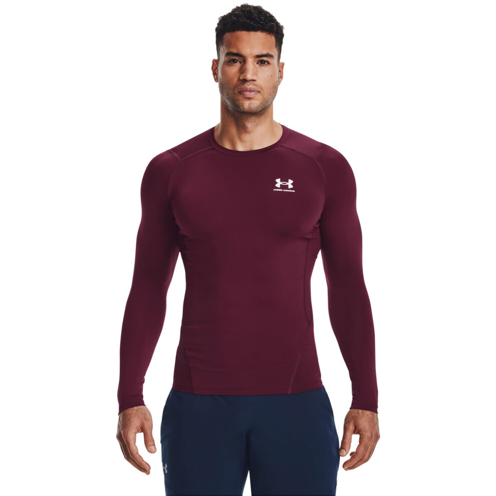 Under Armour Men's Armour HeatGear Compression Long-Sleeve T-Shirt   M