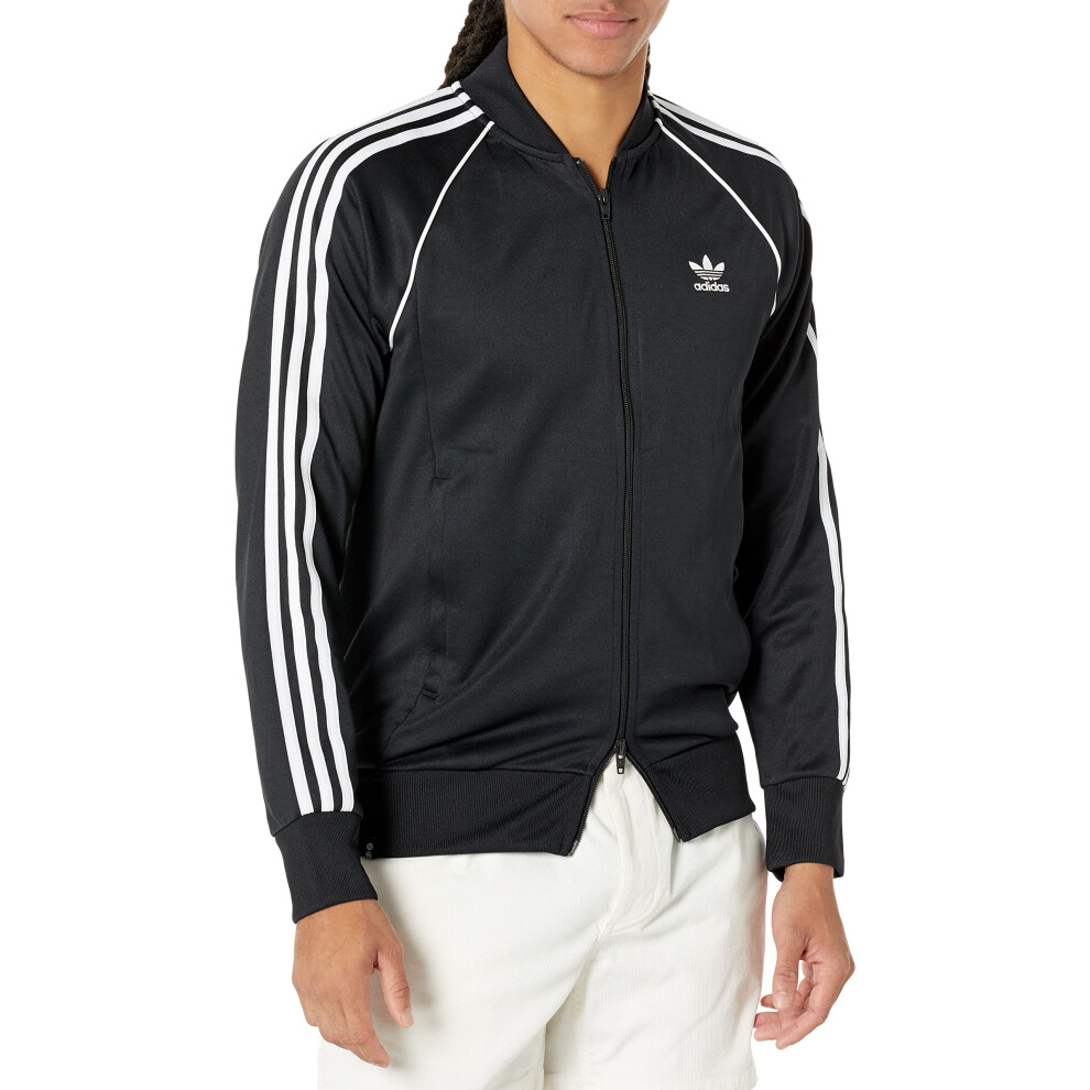 adidas Originals mens Adicolor Classics Superstar Track Jacket  Black/