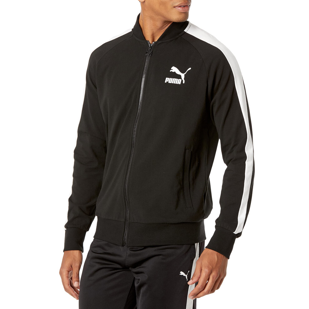 PUMA Men's Iconic T7 Track Jacket  Black  S