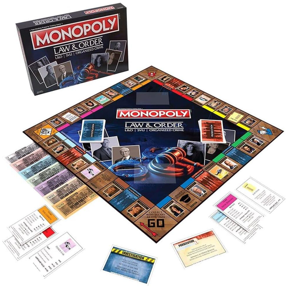 Usaopoly Law And Order Monopoly Board Game
