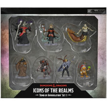 Dungeons & Dragons D&D Icons of The Realms: Tomb of Annihilation: Figurinsats 1-7, Förmålade Miniatyrer, RPG