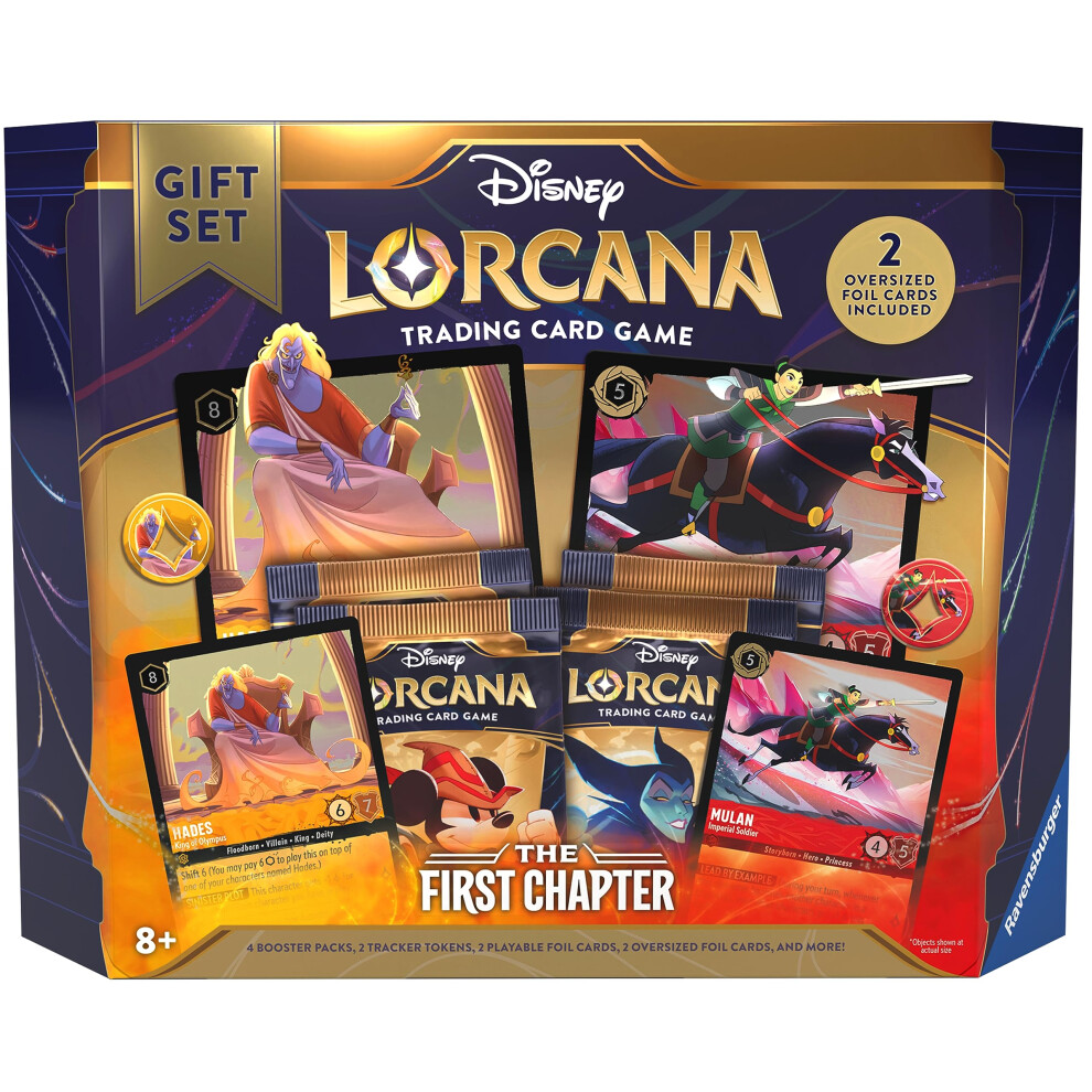 Ravensburger Disney Lorcana: The First Chapter TCG Gift Set for Ages 8