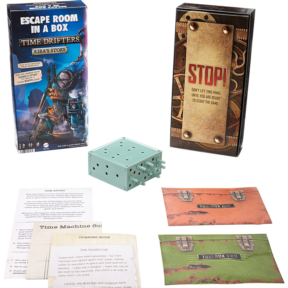 Mattel Games Escape Room in A Box: TIME Drifters KIRA'S Story Party Ga