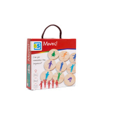 BuitenSpeel Toys GA264 Moves Active Game of Memory and Body Movements  Multicolor
