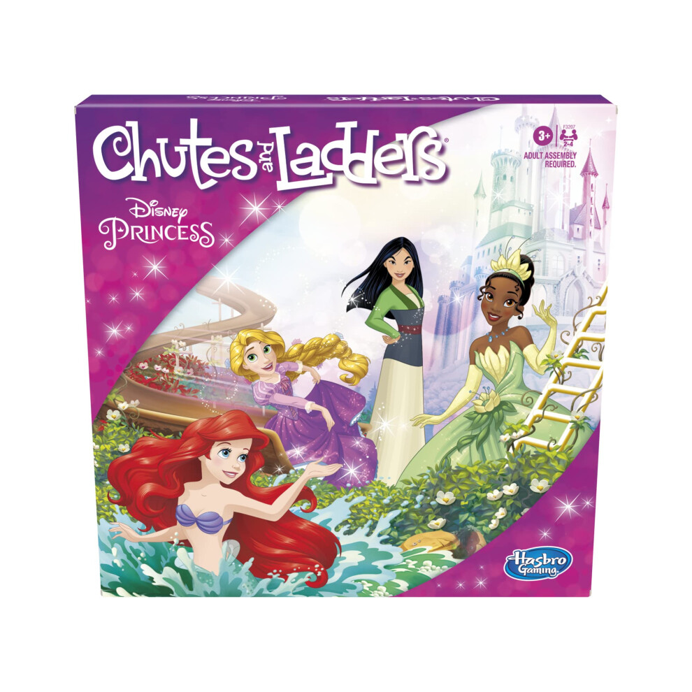 Hasbro Gaming Chutes and Ladders: Disney Princess Edition Board Game f