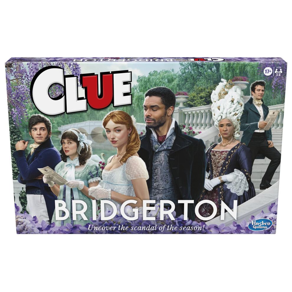 Hasbro Gaming Clue: Bridgerton Edition-BoardGame for Ages 17+Game for