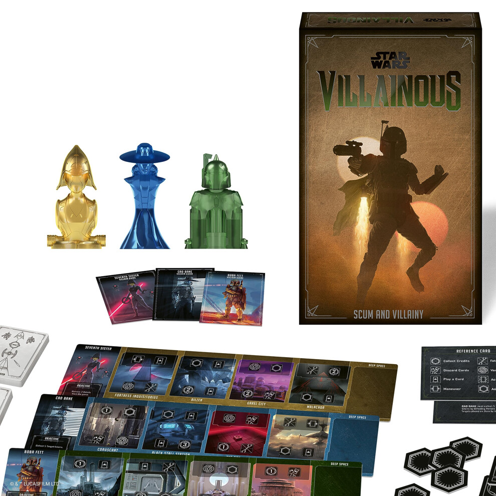 Star Wars Villainous: Scum and Villainy - Engaging Strategy Board Game