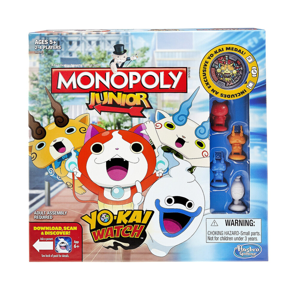 Hasbro Gaming B6494 Monopoly Junior: Yo-kai Watch Edition