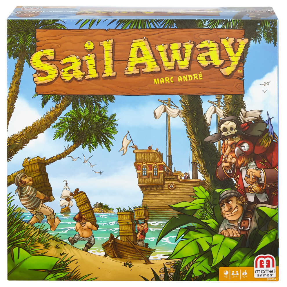 Mattel Games Sail Away Strategy Board Game