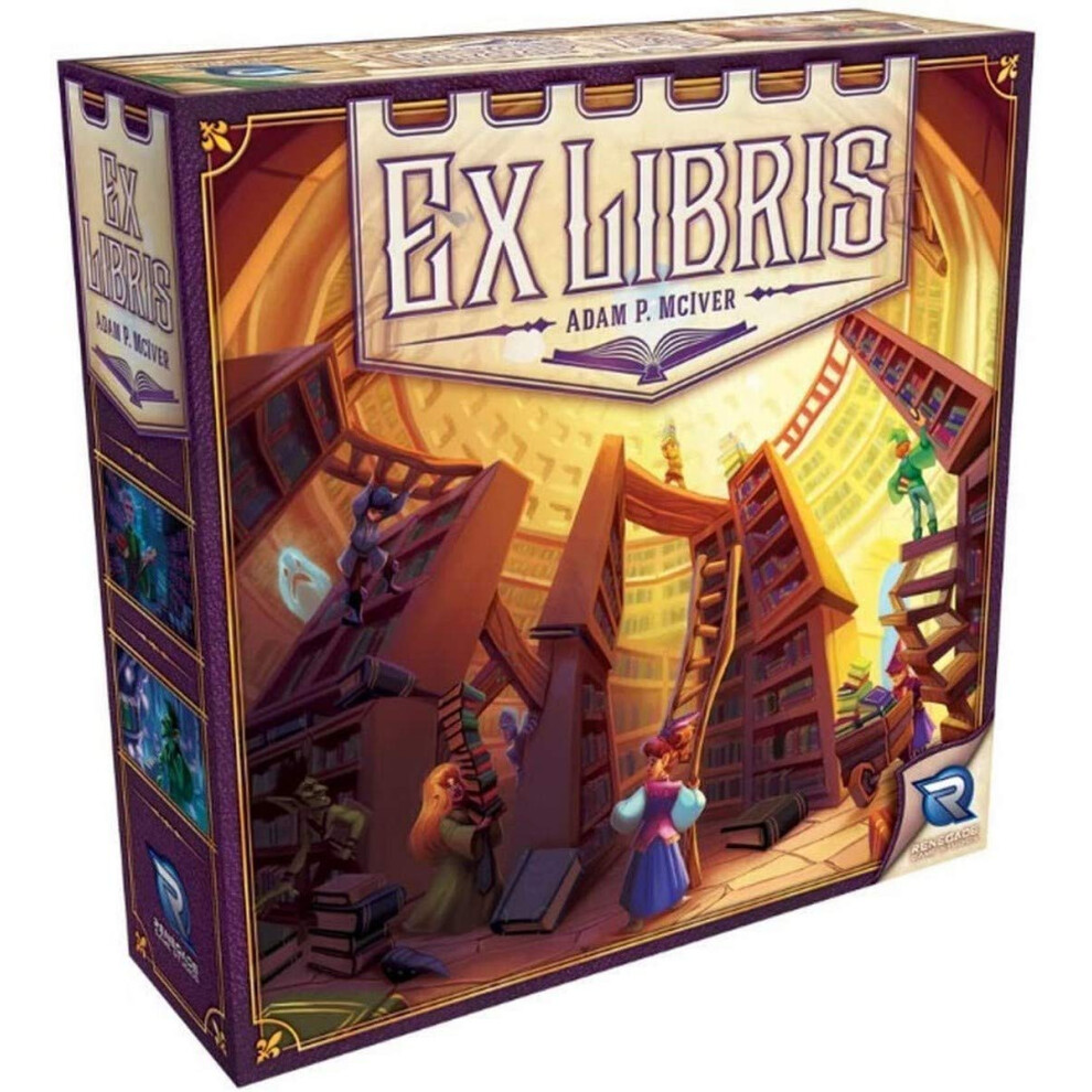 Renegade Game Studios | Ex Libris Second Edition | Gioco Da Tavolo | Gioco Di Strategia Fantasy Con Piazzamento Lavoratori | 1–4 Giocatori | 45 Minuti | Età 14+ | Inglese