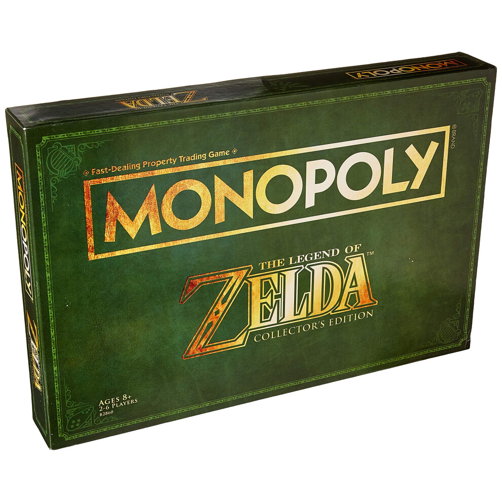 Monopoly Legend of Zelda Collectors Edition Board Game Ages 8 & Up (Am