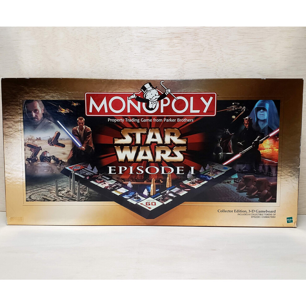 Hasbro Monopoly Star Wars Episode I Board Game Made