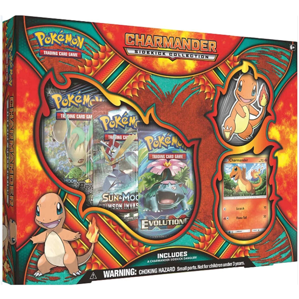 Pok?mon TCG: Charmander Sidekick Collection Box  Multicolor